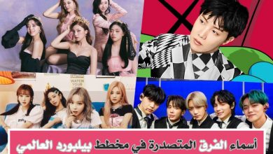 إليكم أسماء الفرق المتصدرة في مخطط بيلبورد العالمي للألبومات