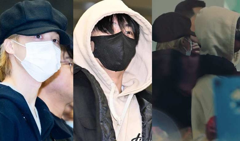 مستخدمو الإنترنت معجبون بعناق جيمين و جونغكوك في مطار كوريا - آراكيبوب