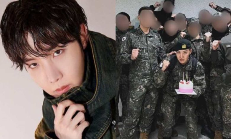 جيهوب عضو فرقة BTS يحتفل بعيد ميلاده في الجيش - آراكيبوب