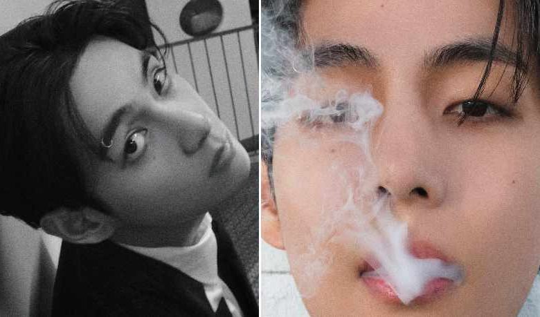 تايهيونغ يثير الجدل من خلال تدخينه وثقب الحاجب في صور تشويقية لأغنية FRI(END)S - آراكيبوب