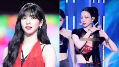 تساقط شعر كارينا من فرقة ايسبا اثناء تقديمها أداء اغنية Supernova يثير الجدل - آراكيبوب